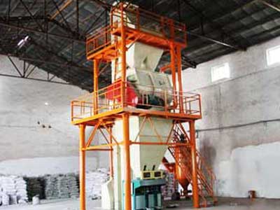 Automatic pre-mixed mortar production line 